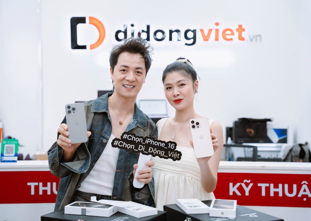 Các “Anh trai vượt ngàn chông gai” đi sắm iPhone 16 Pro Max tại Di động Việt – Trend VietNam