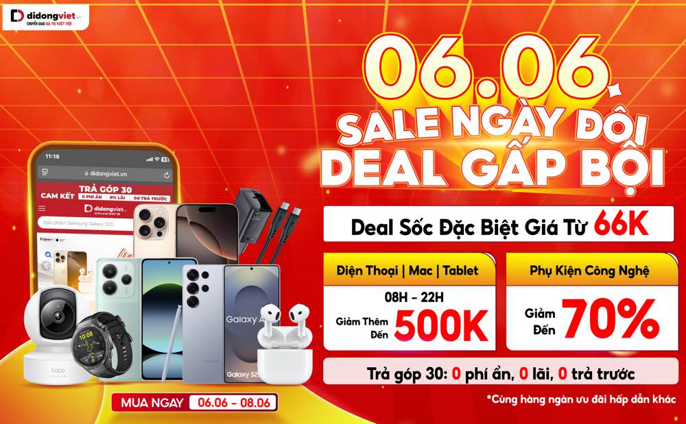 Di Động Việt khuyến mãi ngày đôi 6.6 – Trend VietNam