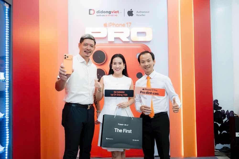 Dàn nghệ sĩ Vbiz hào hứng ‘đập hộp’ iPhone 17 Pro Max ngay tuần đầu mở bán tại Việt Nam – Trend VietNam